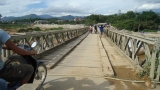 Cầu Mường Thanh bắc qua sông Nậm Rốn