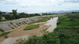Sông Nậm Rốn mùa nước cạn