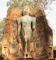 Đền Wat Phra Iriyabot trong khu rừng phế tích ở Kamphaeng Phet - Thái Lan