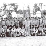 Các Trưởng và Tráng sinh chụp chung nhân ngày sinh nhật BP 1972 tai san Trung Tâm VănHóa (gần trường NTH)